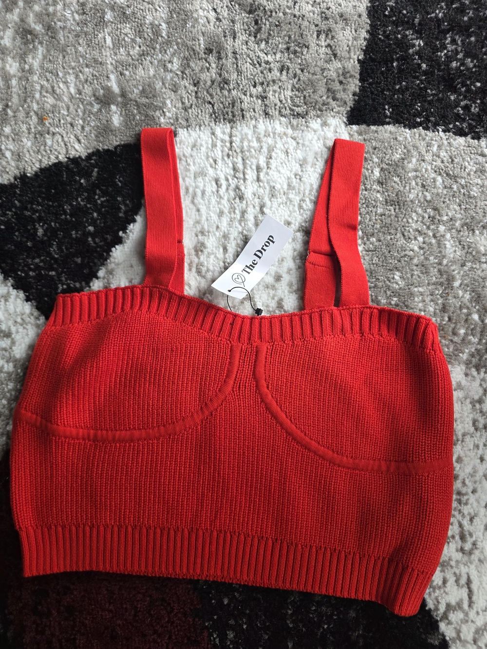The Drop Women's Standard Zadie Cropped Sweater Tank